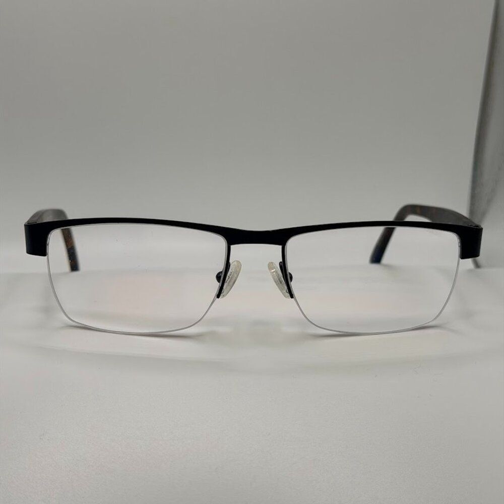 Gant Eyeglasses GA3052 091 Rectangle 55-17-145- Half-Rim Black & Tortoise Shell